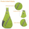 thumbnail image 4 of Hukapapa Oblique span single shoulder bag Men's and women's chest bag Outdoor sports bag Mountaineering cycling bag Multi-functional chest baggreen, 4 of 5