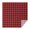 Red and White, variant on Red Black Plaid Checkered Pattern Square Tablecloth,Waterproof Square Table Cover,Wipeable Spillproof Washable Table Cover for Home Kitchen Party Decor 42"X42"(107x107cm)
