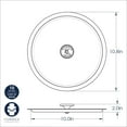 thumbnail image 2 of Nordic Ware 10 Inch Stock Pot Cover For 8-10-12 Quart Stock Pots, 2 of 2