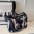 thumbnail image 3 of Bolso de hombro elegante para mujer bolso ligero de camuflaje bolso de nailon bolsos de viaje, 3 of 9