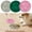 Green, variant on Interactive Slow Feeder Cat Bowl with Non- Base for Digestion and Indoor Pet Dining Solution