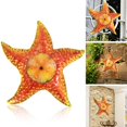 thumbnail image 1 of Adornos de decoración de pared de estrella de cristal, decoración de Navidad, decoración para hogar, decoración de pared de 12 BLESIY Colgante de pared de estrella de mar, 1 of 8