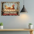 thumbnail image 6 of Chicken Coop Signs Funny Metal Signs Chicken Decor Farm Rooster Yard Decor Vintage Tin Sign Chicken Decorations For Home Farm Fresh Butt Nuggets Sign 12x8 Inch, 6 of 12
