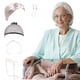 thumbnail image 4 of 7 Pelucas Peluca Abuela COS Traje Cadena Anteojos Collar de Perlas Pulsera Anteojos Aretes Para el Día de los Inocentes 100 Días de Escuela COS Suite, 4 of 4