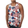 thumbnail image 1 of LSLJS Débardeur pour Hommes Nouvelle Mode Décontractée Camisole Florale d'Été pour Hommes Débardeur Sport Col Rond, 1 of 4