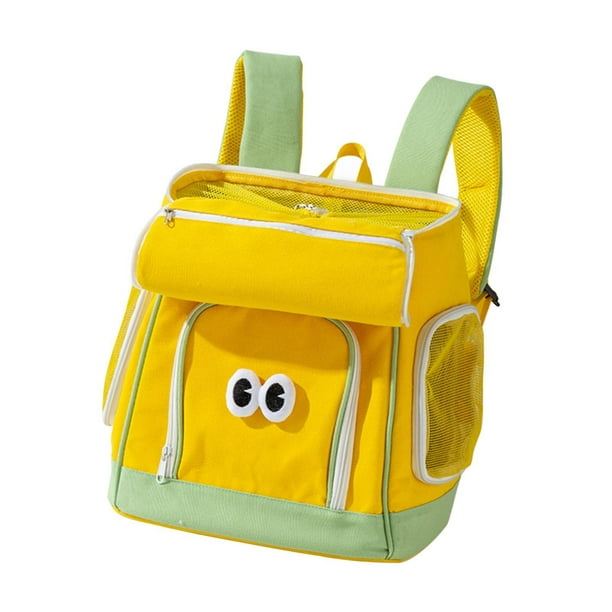 Mochila transportadora para gatos, bolsa de transporte, bolsa de viaje, bolsa de transporte para caminar, viajar, acampar amarillo