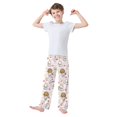 thumbnail image 2 of Cute Pink Dog Pajama Pants Soft and Lightweight Elastic Waistband Pajama Pants, 2 of 8