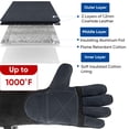 thumbnail image 4 of Guantes de soldadura TICONN de 16 pulgadas a 538 °C resistentes al calor para soldadores, 4 of 6