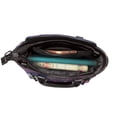 thumbnail image 5 of Lsque Dreamy Dandelion Sunset Pattern Leather Rivet Shoulder Bag – Elegant Genuine Leather & Microfiber PU Crossbody with Detachable Adjustable Strap, 5 of 5