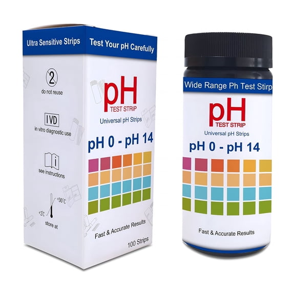 BANIRO Universal pH Test Strips 0-14Quick Reliable pH Testing Kit for FoodSoap Making & Kombucha100ct Litmus Paper pH Test Strips for LiquidsDrinking WaterAquariumPoolHot TubSpa