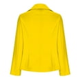 thumbnail image 6 of SELONE Womens Blazers for Work Professional Long Sleeve Jacket Lapel Short Coat Slim Business Fashionable Solid Outerwear Winter Overcoat Outwear Coat Clothes for Women Yellow XL, 6 of 6