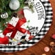 thumbnail image 5 of Teissuly 48 Inch Christmas Tree Skirt Winter Snowflake Tree Skirts Red Xmas Halloween Holiday Tree Ornaments Reindeer Tree Skirt Soft Plush Christmas Tree Decor Teissuly WER202310162546, 5 of 8