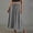 Black, variant on Long Skirt Elastic Waist Skirt Trendy Loose Fit Mini Skirt for Summer and Hot Weather S-2XL