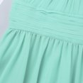 thumbnail image 7 of JanJean Kids Sleeveless Halter Neck Shiny Rhinestone Chiffon Flower Girls Dress Birthday Party Mint Green 12, 7 of 7