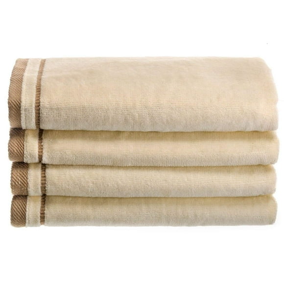 Toallas para dedos Creative Scents, 100% algodón, terciopelo, paquete de 4