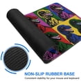 thumbnail image 6 of Long Mouse Pads for Desk,Colorful PopArt Dinosaurs Pattern Desk Mats on Top Of Desks, Desk Mouse Pad Extra Large with 3mm Non-Slip Base and Stitched Edge for Gaming,Office,Work,Home 31.5"x11.8", 6 of 6
