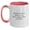 White/Pink, variant on Funny Makeup Lover's Two Tone Coffee Mugs for Valentine's Gifts from Women to Friends and Family, Makeup Is Not A Hobby Its A Post-apocalyptic Life Skill