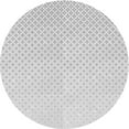 thumbnail image 1 of Ahgly Company Machine Washable Indoor Round Transitional Platinum Gray Area Rugs, 3' Round, 1 of 7