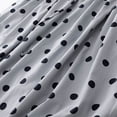 thumbnail image 6 of ZQUUVOU Women's Vintage Linen Dress Polka Dot V Neck Short Sleeve Maxi Dress Collared Casual Fit Flowy Long Dress Blue, 6 of 7