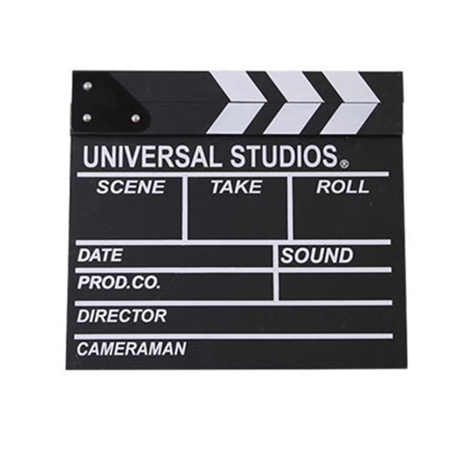 Director de madera, escena de película, claqueta, TV, video, claqueta, película, accesorio fotográfico, decoraciones colgantes Advancent EL0819-01B
