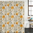 thumbnail image 2 of Spring Daisy Shower Curtain, Waterproof Shower Curtains for Bathroom, Country Vintage Yellow White Floral Leaf Washable Fabric Bathtub Curtain Set Bath Decor with 12 Hooks 48"x72", 2 of 8