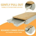 thumbnail image 6 of Heavy-Duty Bamboo Cutting Board With Slide Out Drawer Tray For Kitchen Use, 6 of 10