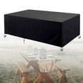 thumbnail image 1 of Funda para muebles de patio shamjiam impermeable rectangular 245cm de longitud, 1 of 8