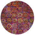 thumbnail image 2 of Safavieh Nantucket Pink Contemporary Rug - Round 6', 2 of 2