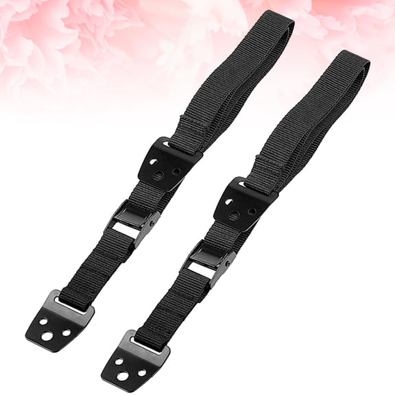 ELAYARD Heavy Duty Adjustable Wall Strap for Furniture and TV Safety, Anti-Tip Strap in Black