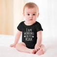 thumbnail image 2 of I Am Working on My Roar - Baby Clothes - Funny Newborn Bodysuit Outfits for Boys And Girls Black-style 9months, 2 of 7