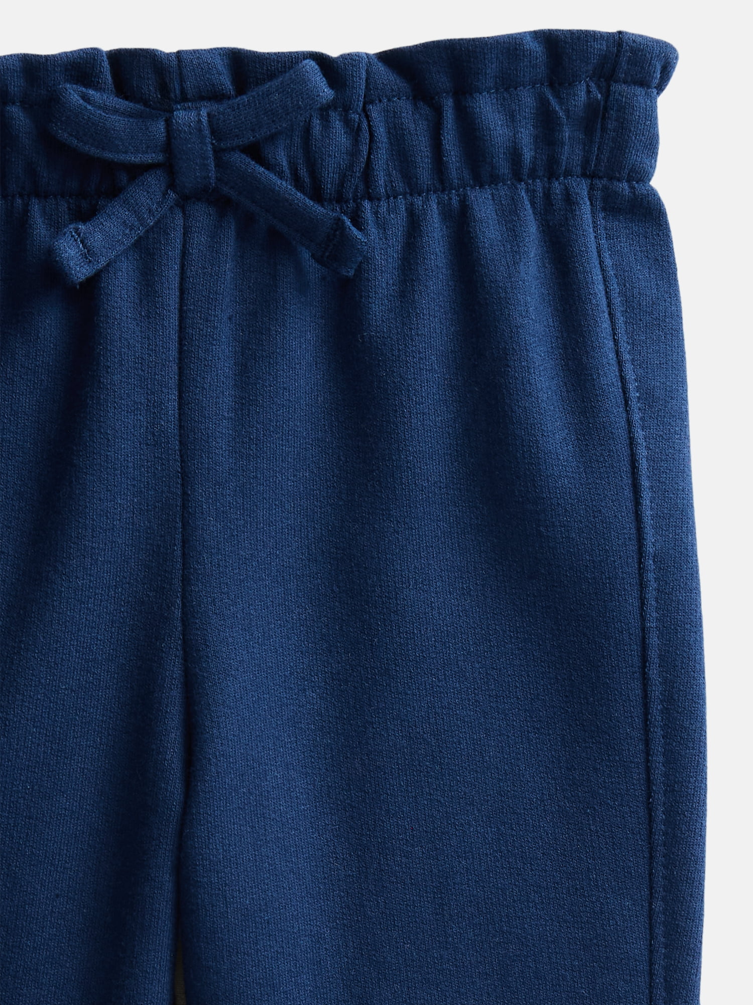 Wonder Nation Baby Girls French Terry Joggers, Sizes 0-24 Months
