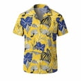 thumbnail image 5 of Titcea Hawaiian Shirts Men Short Sleeve Lapel Stylish Palm Tree Print Shirt Loose Comfort Summer Beach Vacation Tops, M-3XL, 5 of 8