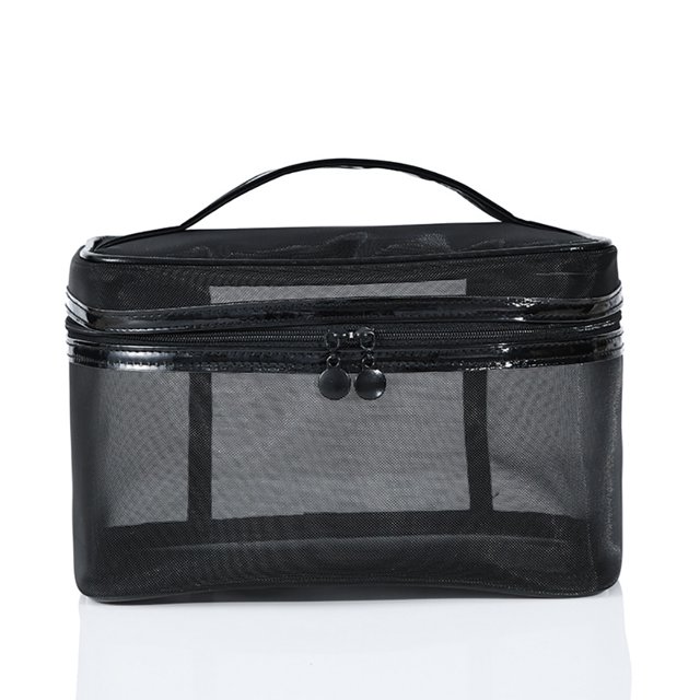 Makeup Bag Gauze Portable Large Capacity Fashion Toiletry Bag Toiletry Organizer