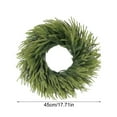 thumbnail image 3 of Norfolk Pine Wreath Real Touch Greenery, Realistic Christmas Wreath for Front Door, Wall, Windows, Mantle, Indoor Outdoor Holiday Decor, 3 of 7