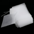 thumbnail image 3 of Filtro de cordón desechable 50PCS Bolsas de filtro de té de malla vacía Bolsita de té de hierbas sueltas con cordón 7x9cm Los 7x9cm Magideal Filtro de cordón desechable, 3 of 7