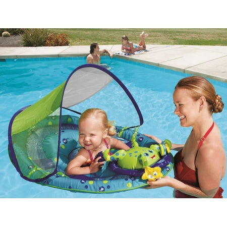 baby pool float activity spring center octopus swimming step toys swimways canopy outdoor toybuzz