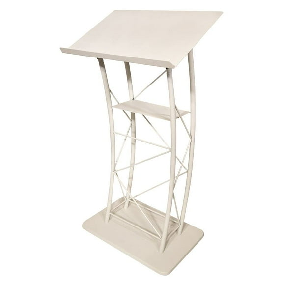 Kingdom Large Curved Metal Lectern - The Perfect Podium for Any Presentation