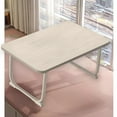 thumbnail image 6 of XIAOLE Foldable Laptop Desk, Portable Lap Desk Bed Table with Wooden Desktop & Metal Bracket, Lightweight Breakfast Table Tray Desk, Mini Table for Working Writing Drawing Eating Picnic, 6 of 6