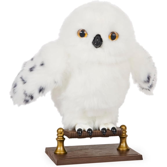 Wizarding World Harry Potter, Enchanting Hedwig Interactive Owl with Over 15 Sounds and Movements and Hogwarts Envelope