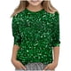 thumbnail image 2 of Blusas y camisas de manga larga y cuello redondo para niños y niñas, estilo casual, original, con estampado de manga 3/4 y cuello redondo, ideal para niñas de 3 a 14 años., 2 of 6