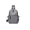 thumbnail image 2 of Bolsa de pecho repelente al agua para hombre - Bolso de hombro de viaje para hombres, bolso cruzado casual pequeño, ligero y ajustable, 2 of 8