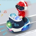 thumbnail image 6 of LGHDIWN DJ Dancing Toy, Interactive DJ Boy Musical Toy with Colorful Lights and Music Dancing Automatically Avoids Obstacles for Children Battery Operated Hip Hop Dance Figure Outdoor Toys, 6 of 8