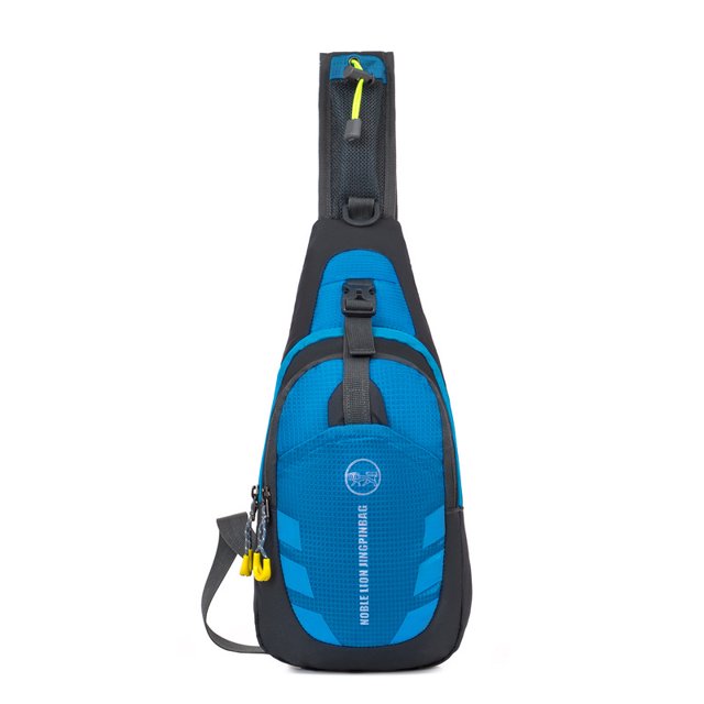 Bolso cruzado de pecho informal, bolso de hombro con correa para hombre, bolsos ligeros para hombre, mochila de viaje para hombre, deporte azul ER