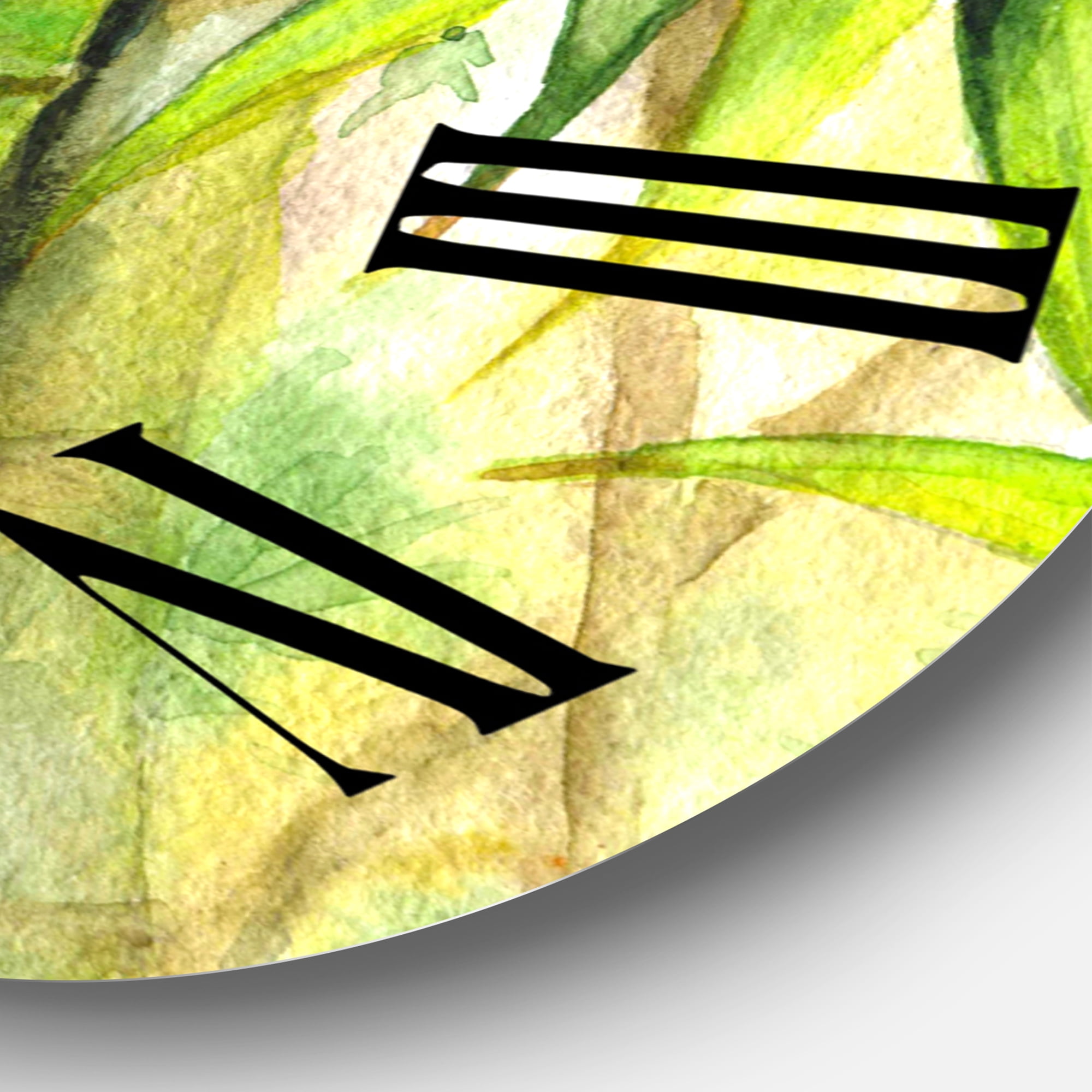 Designart 1 in Transitional Wall Clock