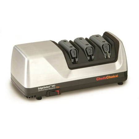 - Chef's Choice 120 Diamond Hone Knife Sharpener (Brushed Metal)