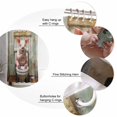 thumbnail image 6 of Bathroom Pig Waterproof Fabric Shower Curtain, Toilet Animals Vintage Shower Curtain for Bathroom Curtains Bathtubs Hotel Washable Shower Curtains with 12 Hooks Extra Long 72x96, 6 of 6