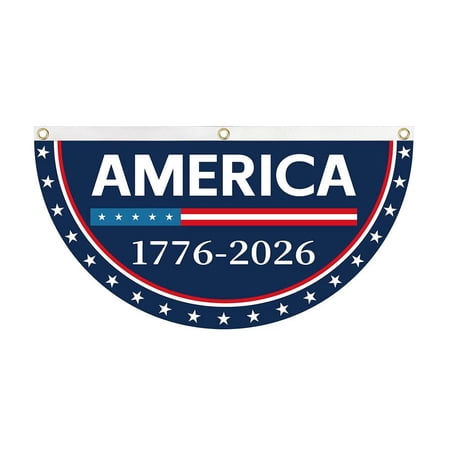 America 250th Anniversary Flag, 4th of July Decorations, 250 Years America Garden Flag, America250 Merchandise, 1776-2026 Commemorative Dcor for Wall, Front Door, Porch, Fence, Outdoor Decorations
