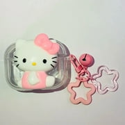 Hello Kitty Earphone Case Accessories for AirPods 1/2/3 Pro/2 Apple Bluetooth Earphone Charging Case Silicone PC Case