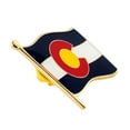 thumbnail image 2 of PinMart Enamel Colorado US State Flag CO Button Pins, Flag, 50-Piece, 2 of 3