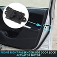 thumbnail image 2 of Actuador de bloqueo de puerta eléctrica del lado del pasajero delantero para Hyundai Sonata 99-05 No.9573638000 Negro, 2 of 7